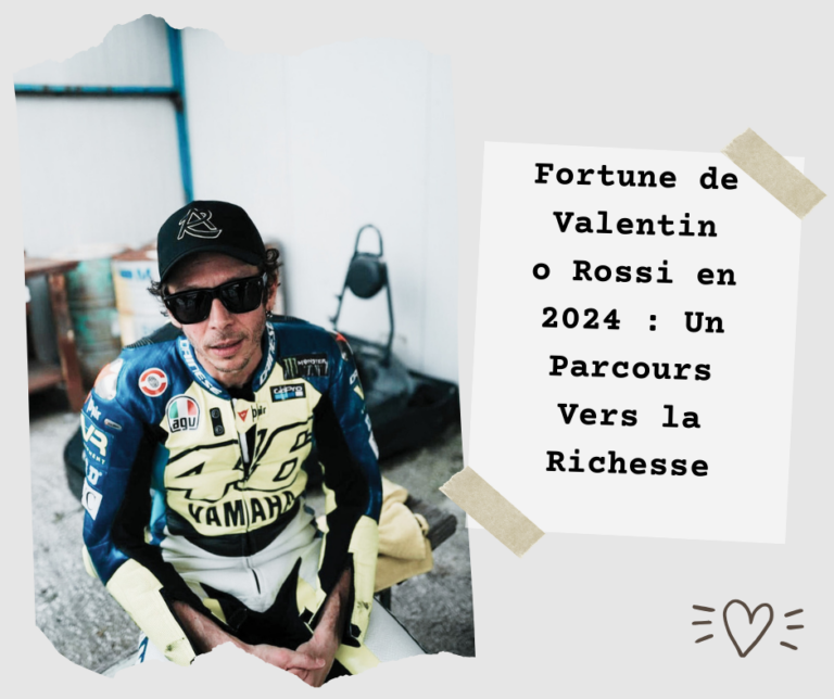 Fortune de Valentino Rossi en 2024 : Un Parcours Vers la Richesse
