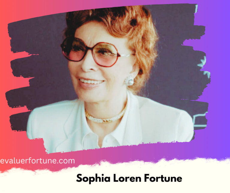 La Fortune de Sophia Loren en 2024