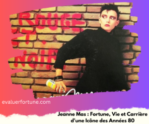 Jeanne Mas: Fortune, Vie et Carrière d’une Icône des Années 80