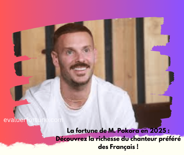 La fortune de M. Pokora en 2025 : Découvrez la richesse du chanteur préféré des Français !