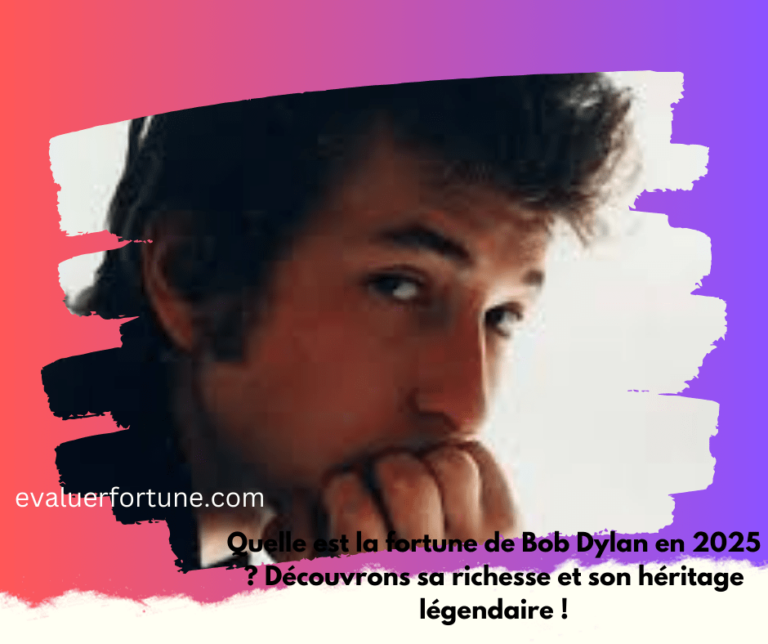 Quelle est la fortune de Bob Dylan en 2025 ? Découvrons sa richesse et son héritage légendaire !