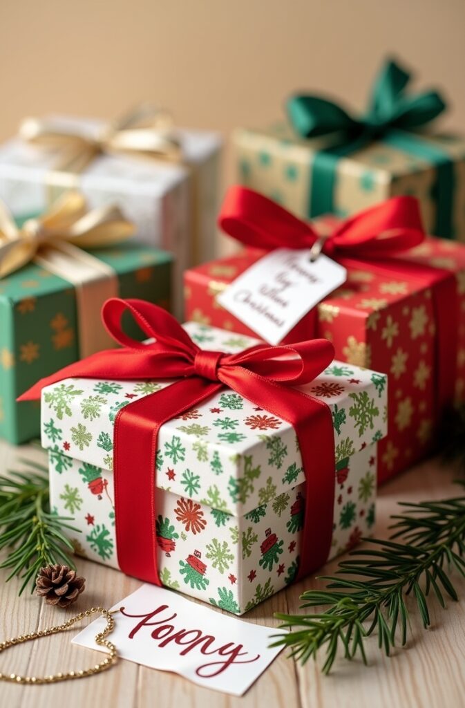 Seasonal Gift Wraps design Ideas