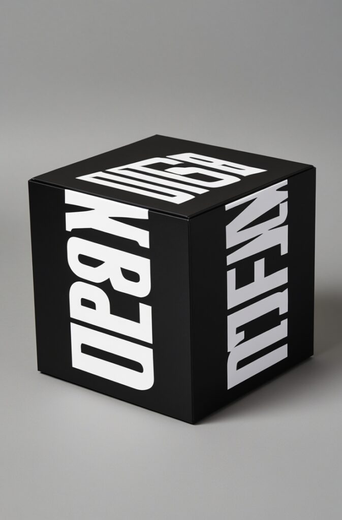 Bold Typography Packaging