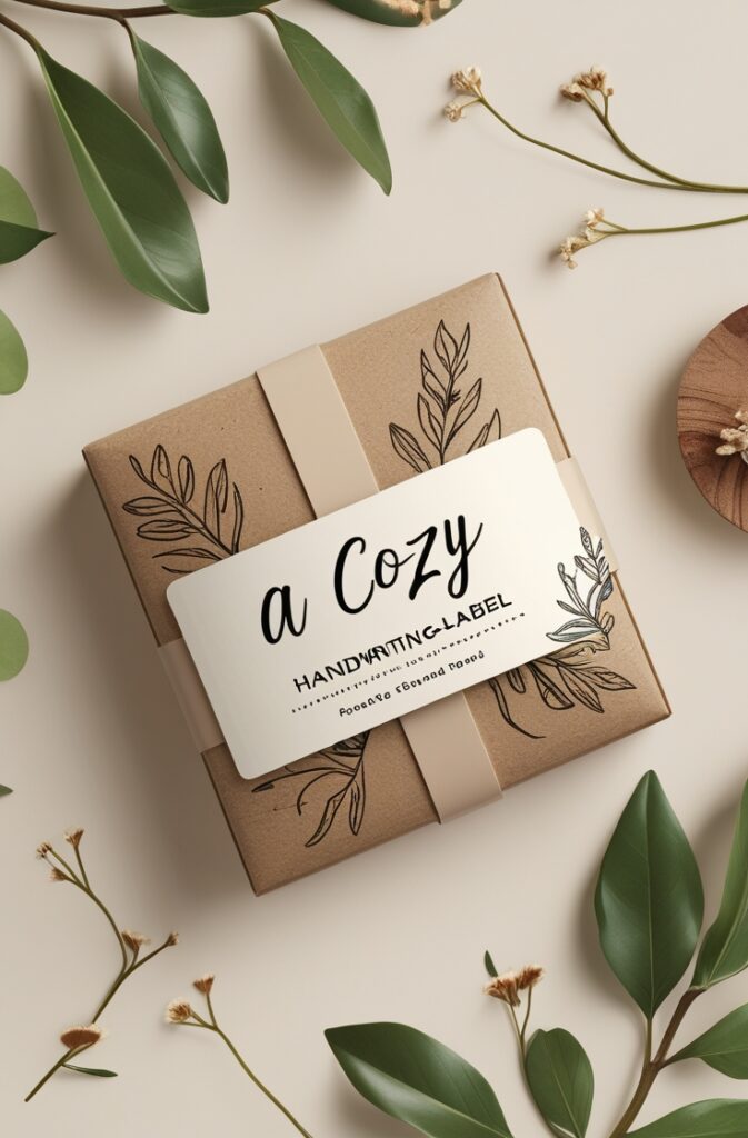 Handwritten Font Designs Packaging Ideas