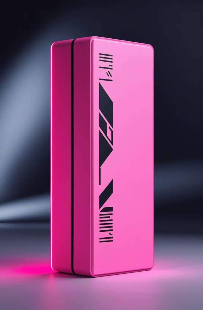 Neon-Colored Packaging with Matte Finish