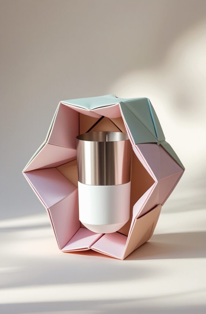 Origami-Inspired Folded Box