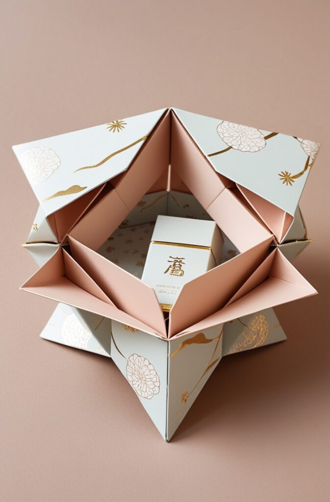 Origami-Inspired Folding Box Packaging Ideas