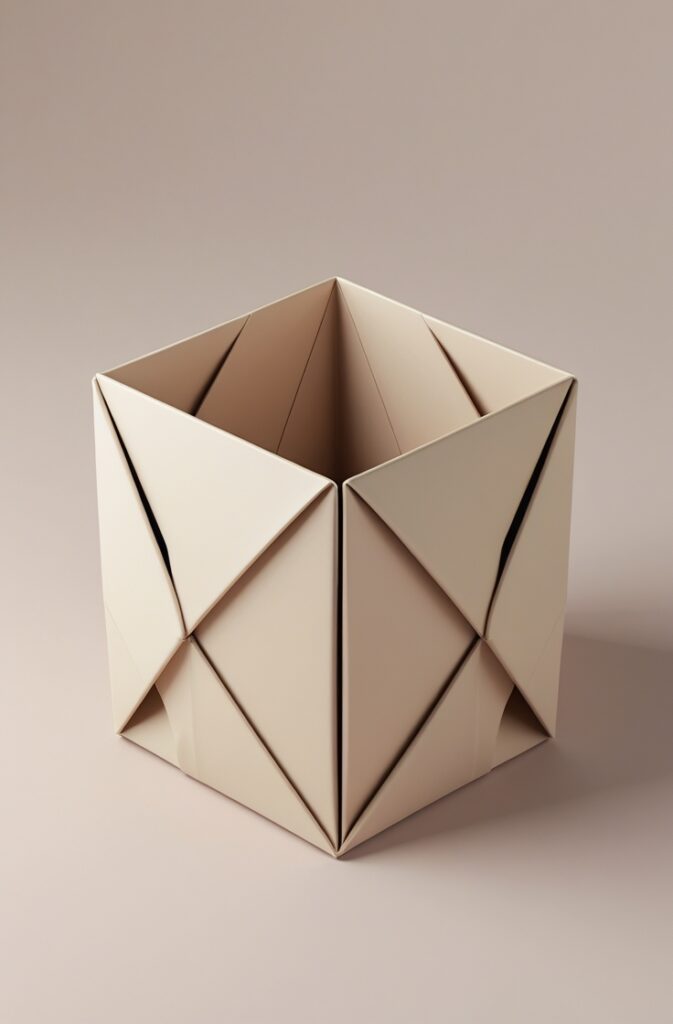 Origami-Inspired Folding Boxes Packaging Ideas