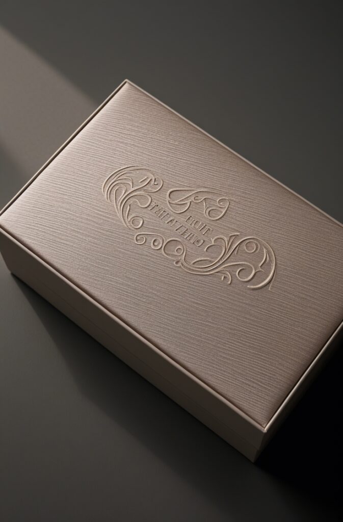 Soft Touch Packaging with Embossed Elements